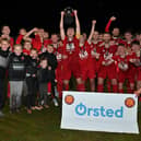 Blackpool Wren Rovers celebrate winning the Stewart Rowe Memorial Cup  Picture: ADAM GEE
