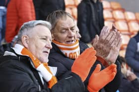 Seasiders supporters got behind their side in the defeat to Peterborough United.