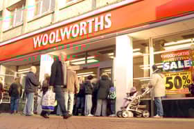 An outside look of the former Woolworths in Mansfield.