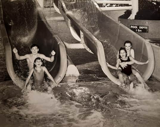 The original water slides are unmistakable. This was 1990