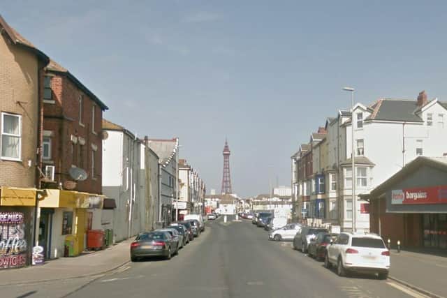 A man was charged by detectives investigating an armed attack in Tyldesley Road, Blackpool (Credit: Google)