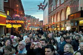 Blackpool Christmas Lights switch-on, 2004 - are you in the crowd?