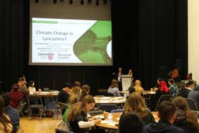 Lancashire Youth Climate Conference organised by Blackpool Sixth students and staff.