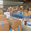 Blackpool scouts added their donations to International Aid Trust for distribution to Ukraine