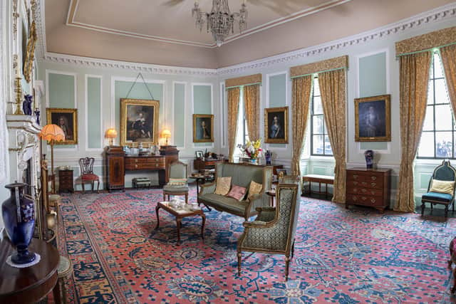 The dayroom at Lytham Hall.