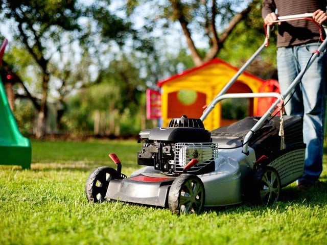Ask your neighbours if they want their grass cut. An easy way to make a few extra quid on the side