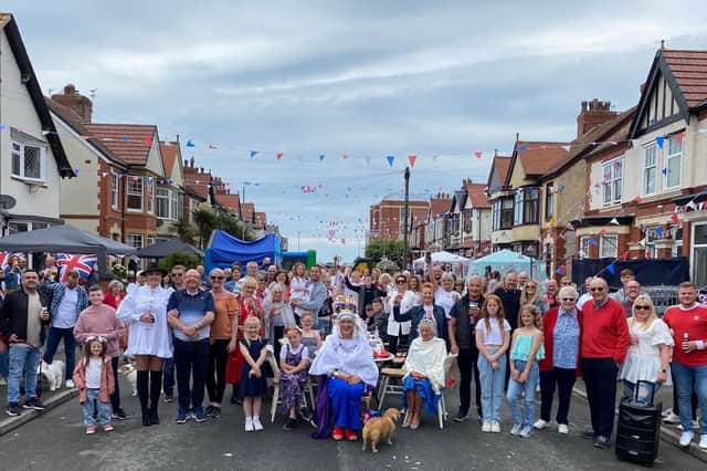 Galloway Road in Fleetwood held a street party for the Queen's Platinum Jubilee