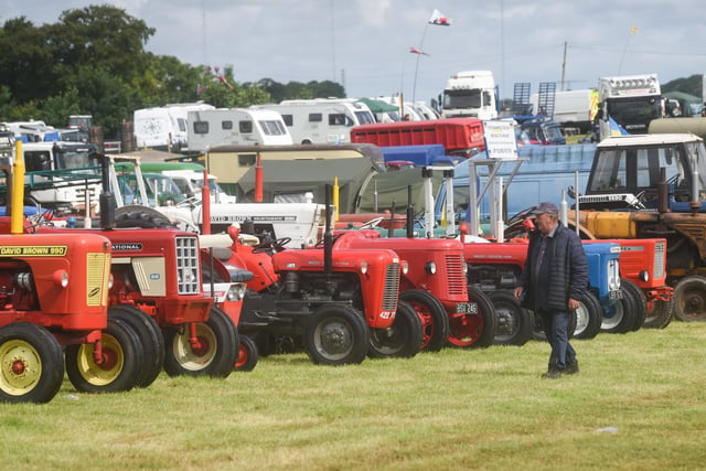 There was also an auction of tractors and farm machinery