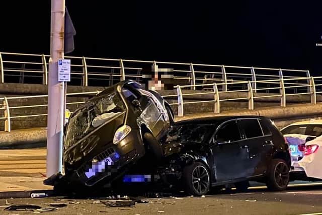 The scene of the crash in New South Promenade at Starr Gate on Friday, August 12