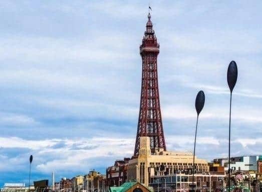 Escapologist Karl Bartoni married Wendy Stokes mid-air at the of the Blackpool Tower in 1985, two years after he had performed three daring escapes suspended from the Tower. With a vicar, choir and church organ on the top of the Blackpool Tower, the couple were lowered from its top in an open cage decorated with flowers, and married standing on a plank in mid-air 450 feet above a crowd of 20,000 people.