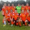 The Sharks sporting their new tangerine away kit. Photo: Johnathon Bailey