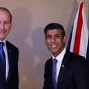 Prime Minister Rishi Sunak meets Irish Taoiseach Micheal Martin at the British-Irish Council in Blackpool (Cameron Smith/PA)