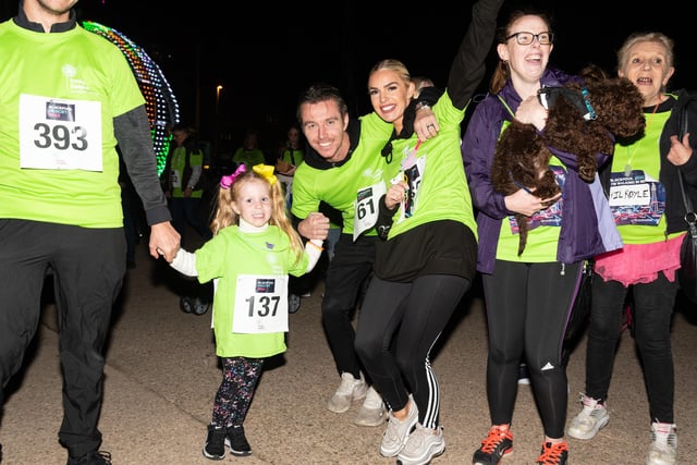 Walkers set off on the Memory Walk along Blackpool Promenade in aid of Trinity Hospice. Photo: Kelvin Lister-Stuttard