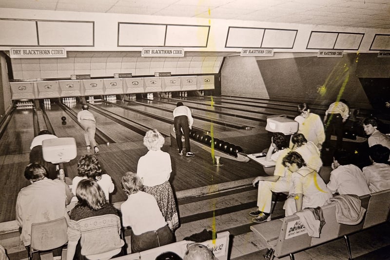 Cala Gran bowling alley in 1986