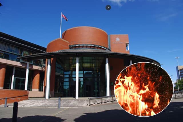 An arsonist who left a woman in constant fear after randomly targeting her home in Blackpool has been jailed (Main image: Ian Taylor/ Inset: Adonyi Gábor)
