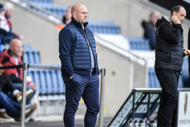 Adam Murray oversaw his first win as Fylde boss against Colne in the FA Trophy Picture: STEVE MCLELLAN