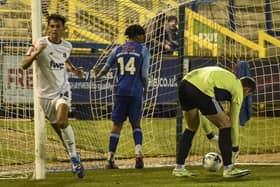 Taelor O'Kane scored both goals when AFC Fylde and FC Halifax Town drew in November Picture: Steve McLellan