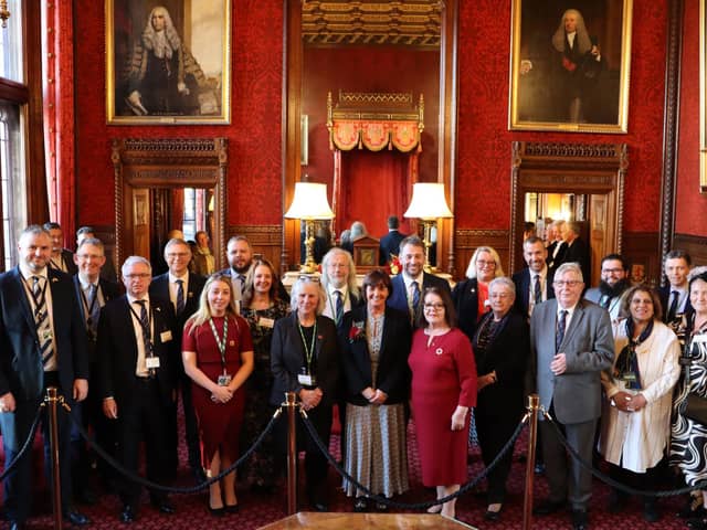 Lancashire's senior councillors and MPs at the launch of the Lancashire 2050 vision in Westminster in November - but are the smiles beginning to fade as the devolution discussions get into the detail?