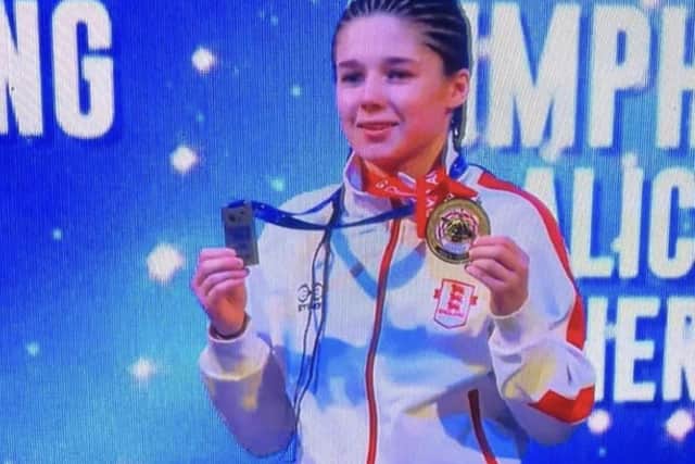 Blackpool's Alice Pumphrey won gold at the European Junior Championships in the 50kg weight division