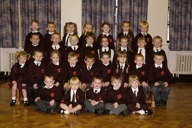 Reception Class at Roseacre Primary School , 2003