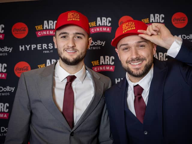 Spud Bros. attend The Arc Cinema pre-opening event