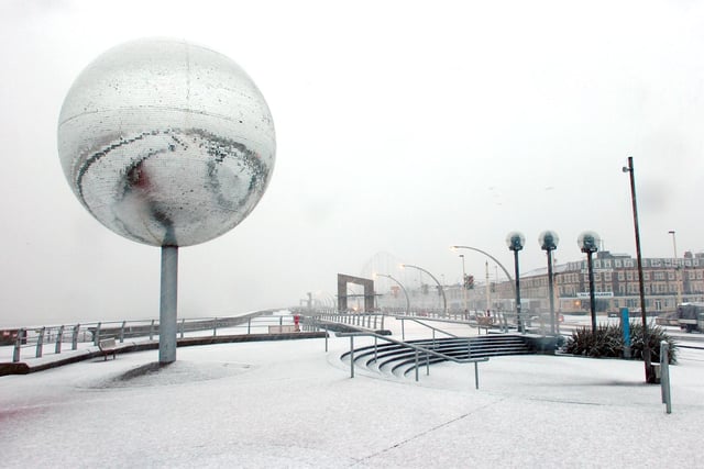 A snowy promenade in 2010