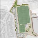The planned layout of the sports village