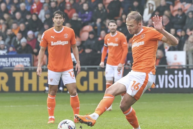 Jordan Rhodes has been crucial since joining the Seasiders on loan from Huddersfield Town.
The striker has bagged nine goals so far this season, and is always a threat in the box.