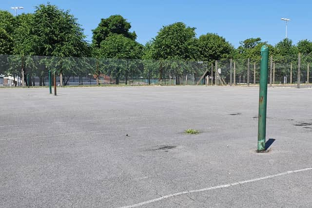 Tennis courts are also being refurbished