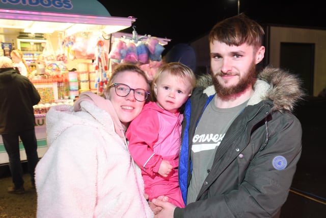 This family had a night to remember at the Lytham Round Table fireworks display at Fylde RUFC.