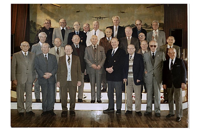 A rare photograph from the 1990s showing members of the White Eagle Club in Blackpool. One of the last images taken inside the club before it closed in 1999.