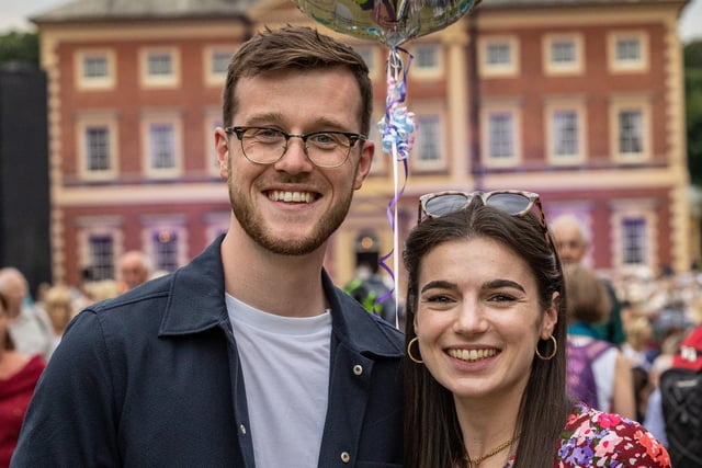 The concert was a particularly special occasion for Josh Hughes and Johanna Rutherford, who celebrated their engagement.