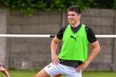The development player is currently on loan with Sheffield FC, having signed for the youth-team from Salford City.