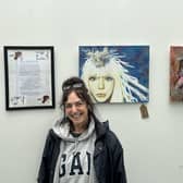 Blackpool based artist Gillian Brook, aka Gilby Trilby