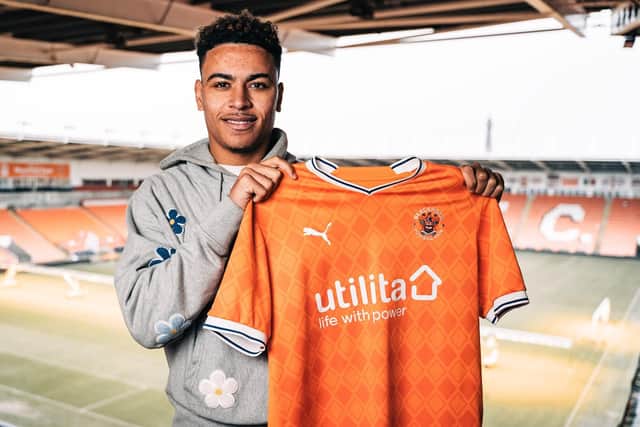 Morgan Rogers became the first player to sign earlier this week. Picture: Blackpool FC