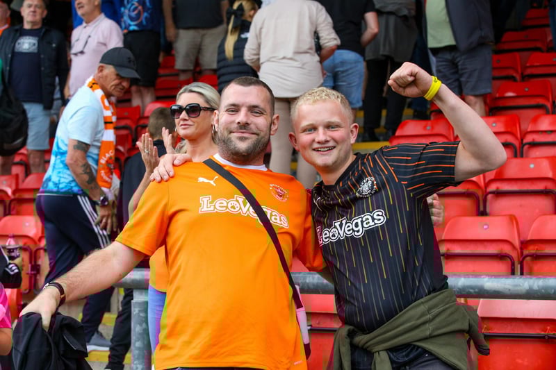 Seasiders supporters made the trip to the Mornflake Stadium for the pre-season game against Crewe.