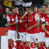Wes Harding scored the second of Rotherham's three goals, but it could have been much worse for the Seasiders