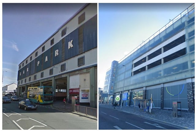 The old bus station replaced with modern architecture as part of the Talbot Road Gateway development