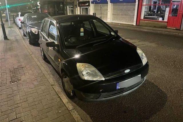 The driver of this Ford Fiesta was spotted using their phone in Queen Street, Great Harwood, on April 16.
The driver will now face a £200 fine and six points.