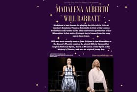 Madalena and Will in concert