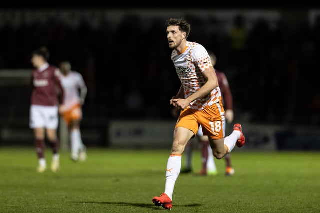 Jake Beesley wasn't too involved up front for the Seasiders, but once again worked hard for the Seasiders off the ball and put pressure on the Northampton keeper a number of times.
