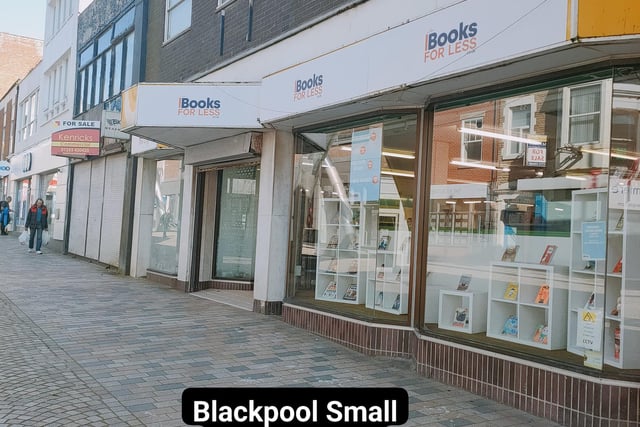 19-21 Birley St, Blackpool, FY1 2EG.
Opened in the old Toy Land shop, Books For Less stock a selection of discounted brand new titles, and good quality second hand books.
They have books for all tastes and genres, including plenty of choice for young readers.