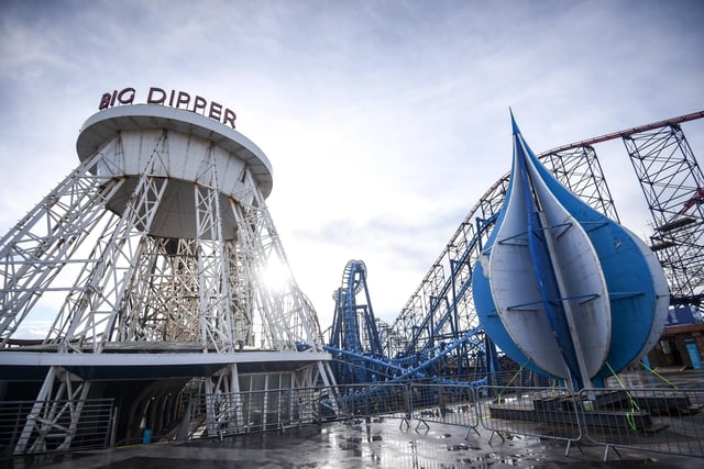 The Big Dipper is a classic wooden  rollercoaster built in 1923. Extensive work is underway to give it a facelift for its 100th anniversary