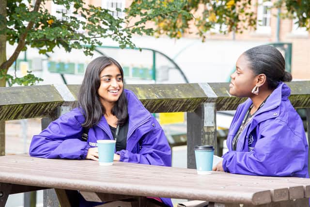 Leeds Beckett University students