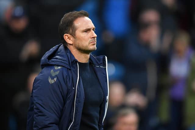 Frank Lampard brings his Everton side to Bloomfield Road on Sunday