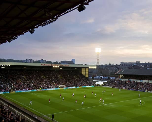 Blackpool travel to Oakwell to take on Barnsley (Photo by George Wood/Getty Images)