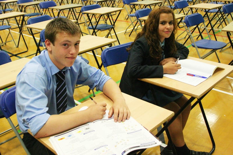 Year 9 Pupils at Collegiate High School give the thumbs down to SAT Exams