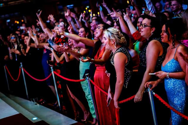 BIBAs 2022: Guests enjoying the celebrity entertainment. Michael Porter Photography