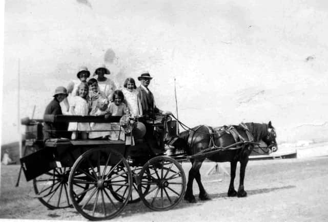 All aboard for the ferry at Eastney. Taken in 1931 we see the only transport available from Bransbury Park to the Hayling Ferry at Eastney.
Picture: Courtesy of Gwenda Cooper