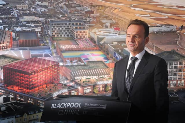 Launch of Blackpool Central.  Pictured is Norbert Reichart